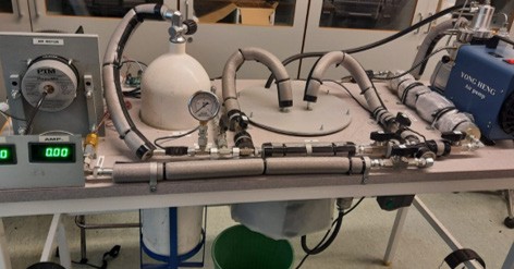 The full rebuilt Energy Storage demo on the bench.