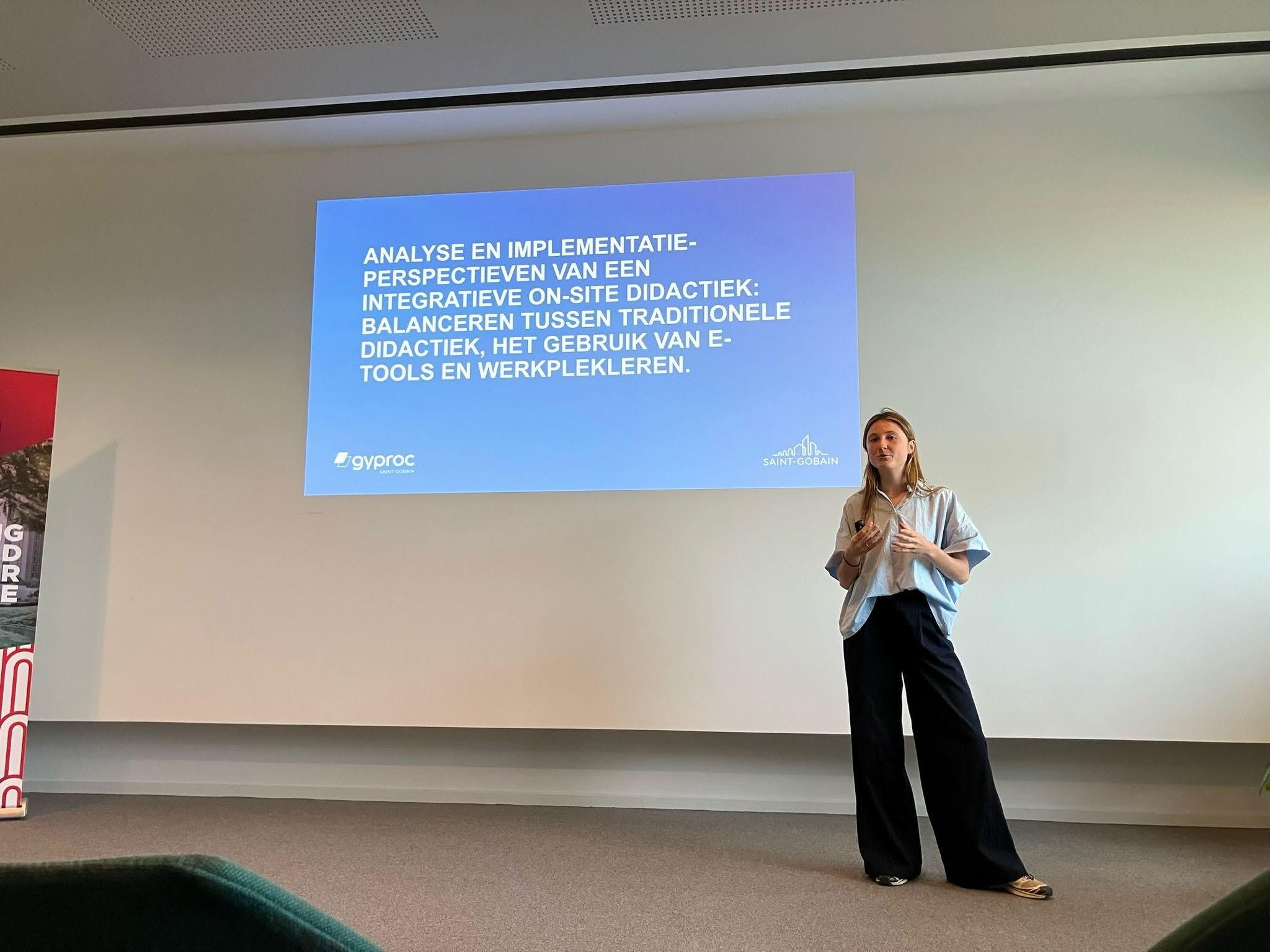 Thesis presentation at Saint-Gobain Gyproc.