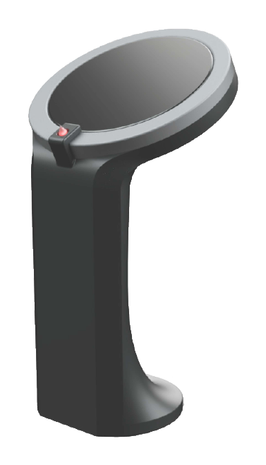 Pillar kiosk render.